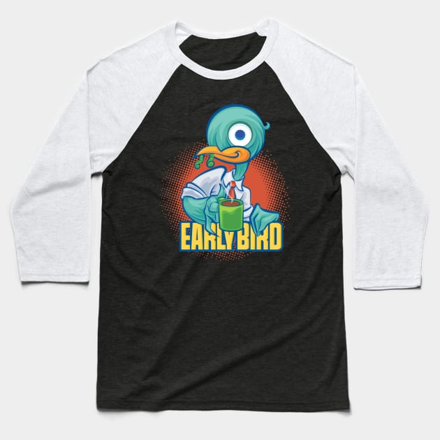 Early Bird Baseball T-Shirt by majanation